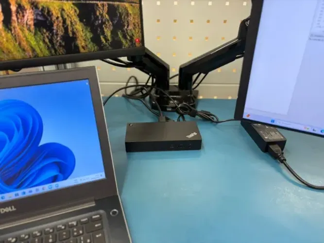 Dock Station Lenovo ThinkPad 40AY USB-C Original (sem cabo USB-C)