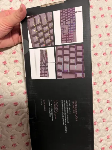 Teclado mecânico novo 