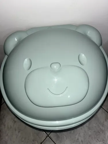Kit cesto de roupa suja e lixeira 