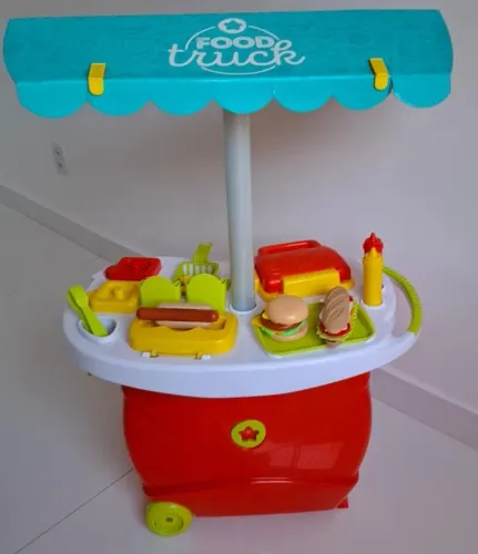Carrinho de lanche infantil realista