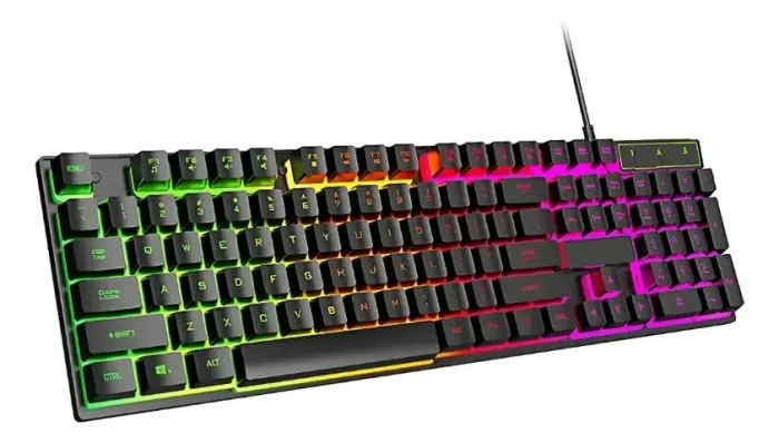 Teclado Gamer Semi Mecânico RGB