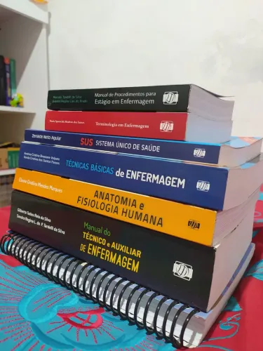 KIT DE LIVROS ENFERMAGEM