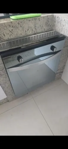 Forno elétrico de embutir espelhado Brastemp