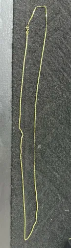 Cordão de Ouro 18k 750 Com 3,11 Gramas e 75 centimetros. Parcelo Sem Juros