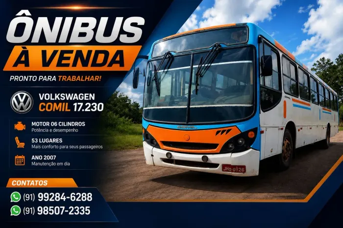 Vende-se ou trocar por um microônibus 