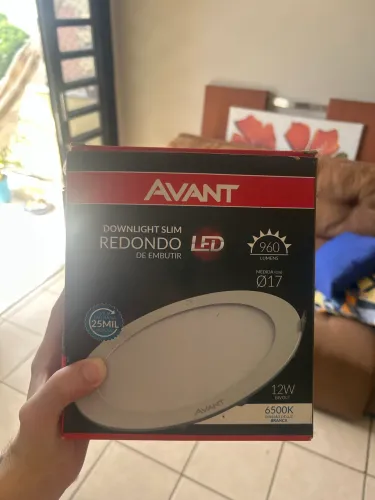 Lâmpada led de embutir 