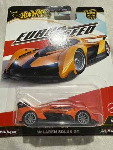 Hot Wheels Euro Speed Mclaren Solus GT Premium