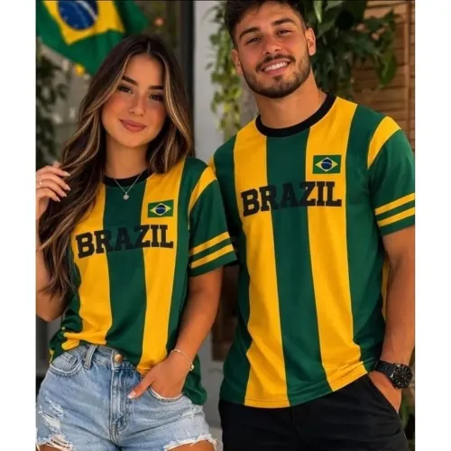 Kit Casal camisa do Brasil