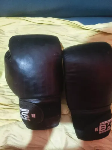 Kit de Luva de kickboxing+calção+bandagem