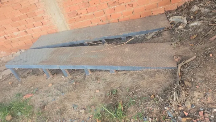 Rampa para peso de carreta