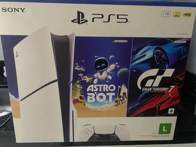 Ps5 na caixa mídia física 3.000