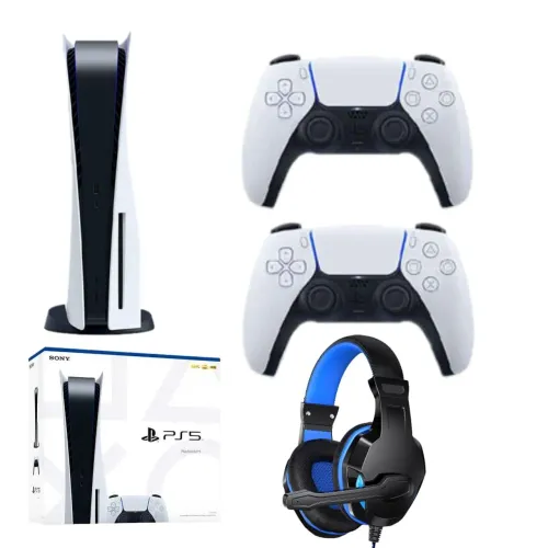 Playstation 5 Mídia Física / Com 2 controles originais e 1 Headset
