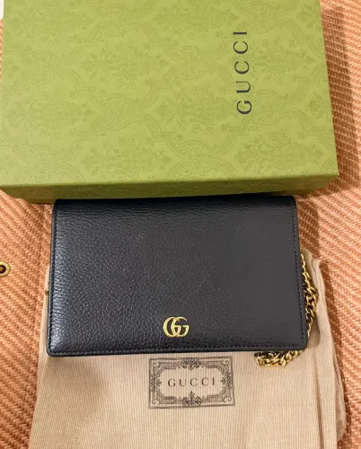 ? Gucci Original Carteira/Bolsa de Mão com Nota Fiscal