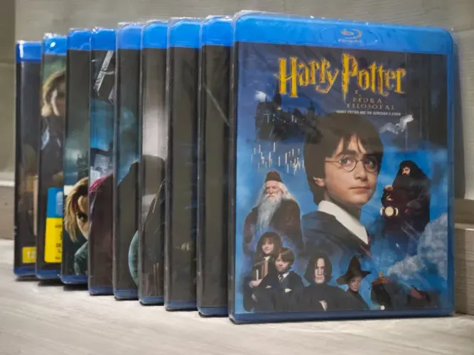BluRay Harry Potter (Completa e Lacrada) + Animais Fantásicos + Brinde