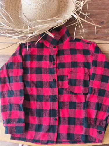 Camisa junina infantil tamanho 6