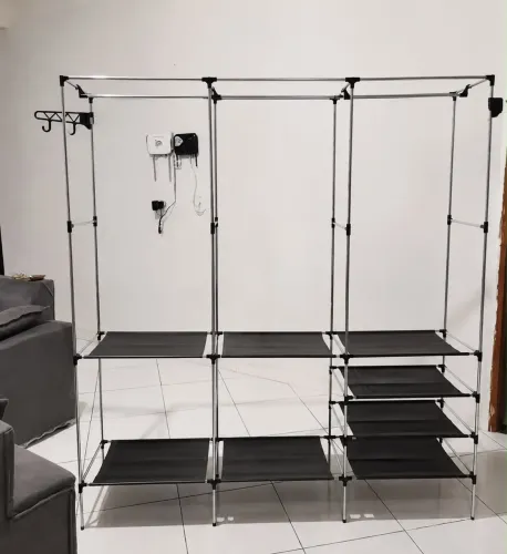 Arara de Roupas Portátil Grande NOVA NA CAIXA