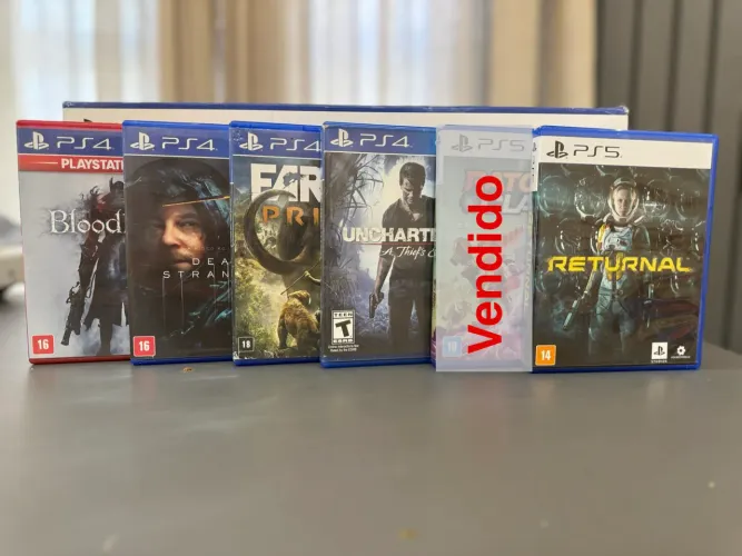 Kit 5 Jogos PS4 e PS5