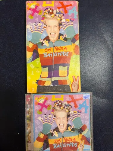CD e VHS Xuxa Só Para Baixinhos 2 Originais Usados CD com Glitter Purpurina XSPB