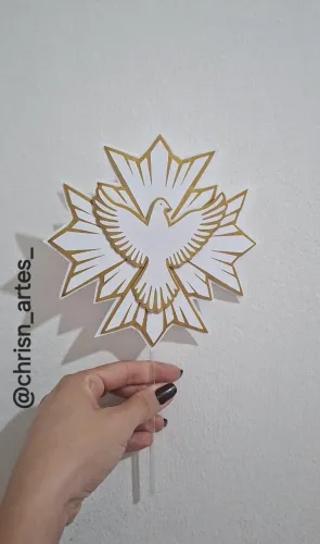 Topo de Bolo Comunhão/Eucaristia Pronta Entrega 