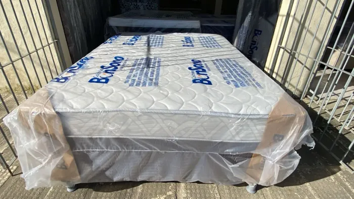 Cama box casal molas ensacadas