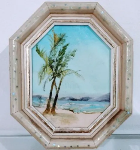 Quadro Palmeiras - Pintura Óleo