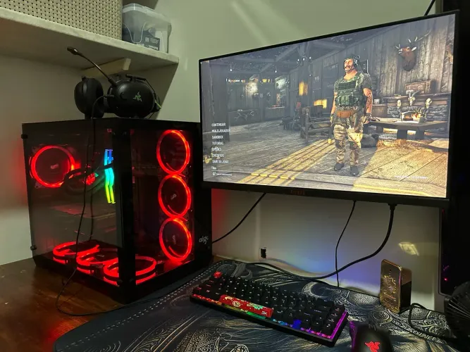 Pc gamer rtx4060 muito novo pc completo