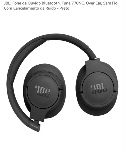 JBL Tune 770NC com cancelamento de ruído