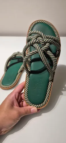Sandália verde Margaux 36