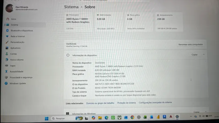 NOTEBOOK GAMER