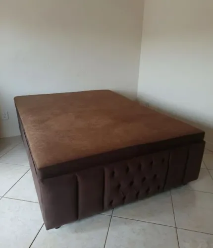 Cama acoplada casal fabricação artesanal.