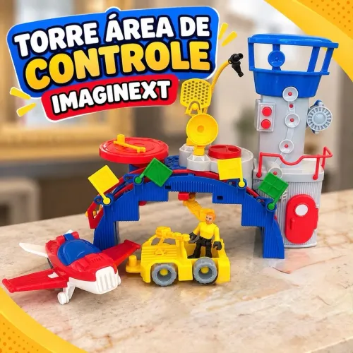 Torre de Controle (Aeroporto) Imaginext Sky Racers da Fisher-Price (Mattel)