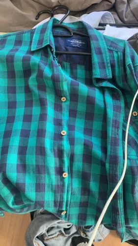 Camisa xadrez pull bear P