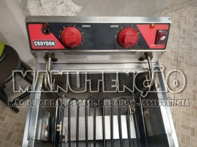 Assistência técnica para fritadeiras, estufa, chapas e crepeiras elétricas