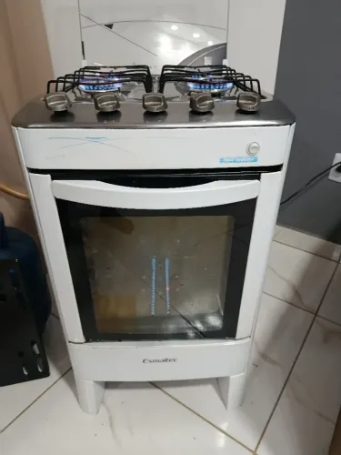 Fogão Esmaltec manual funcionando 100% passo cartão faço entrega