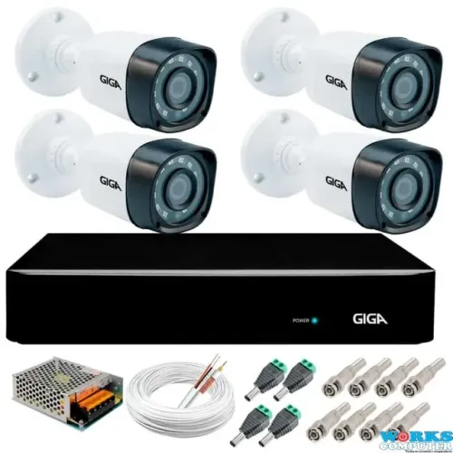 Câmeras de Segurança Kits Completos Instalação e Manutenção