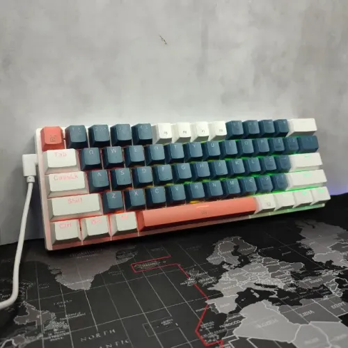 Teclado Mecanico Machenike K500 B61 Switch Red Novos Lacrados - Somente Hoje !