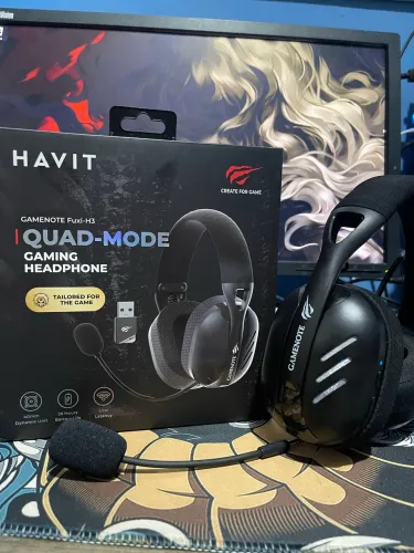 Headset Gamer Havit Fuxi-H3 sem fio