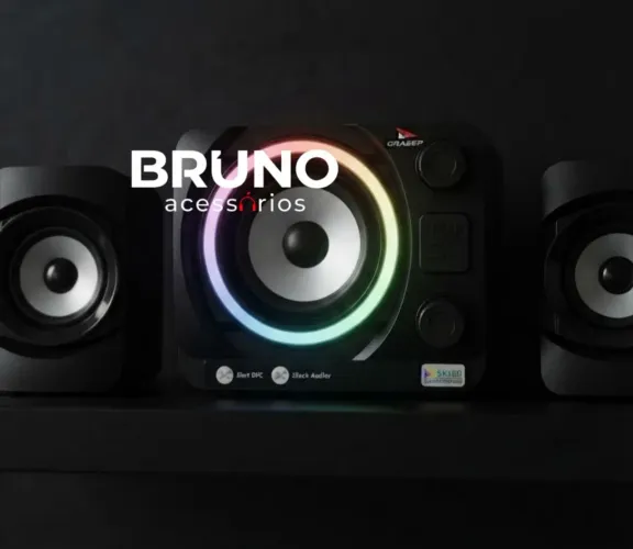 Caixa de som subwoofer Bluetooth