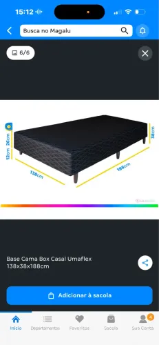 Base box casal