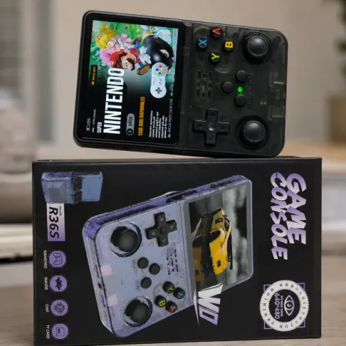 Video Game R36s portátil Arkos 15000 jogos 64gb Branco Novo Lacrado