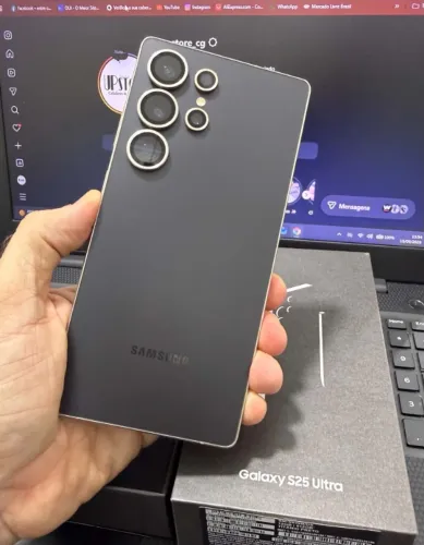 samsung S25 ULTRA 512/12 seminovo novissimo completo com nota fiscal