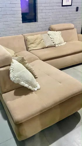 Sofá em L 5 lugares