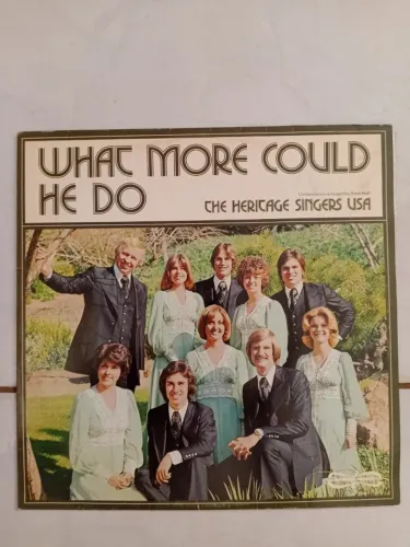LP Heritage Singers USA - What More Could He Do - Vinil Gospel 1976