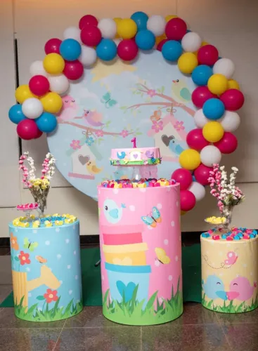 Kit pegue e monte, decoração de festa