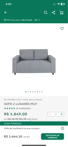 Sofa 2 lugares