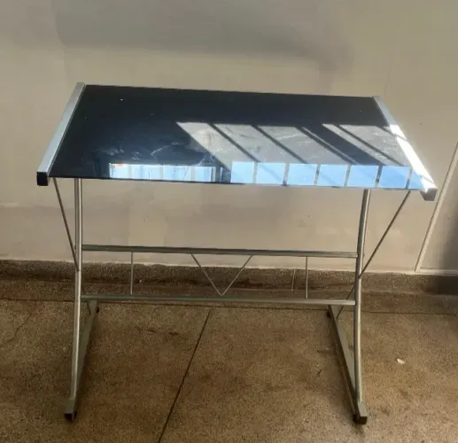 Mesa Escrivaninha Vidro Escritório
