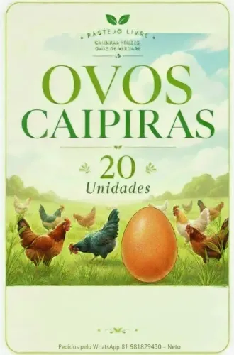 Ovos caipiras/capoeira
