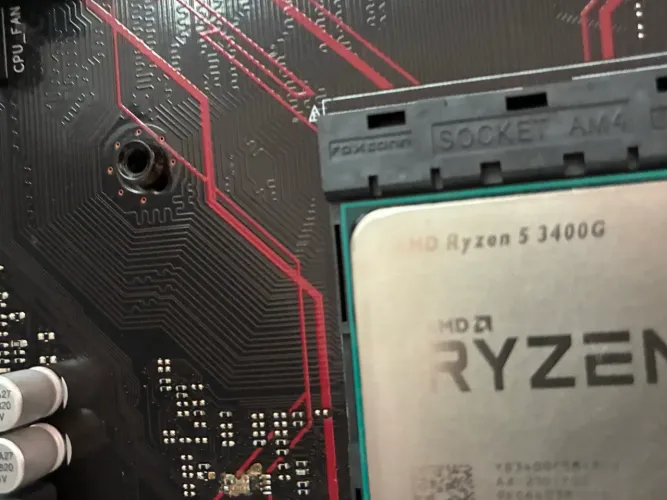 Kit ryzen 5 3400g + placa mãe Asus b450m prime gaming