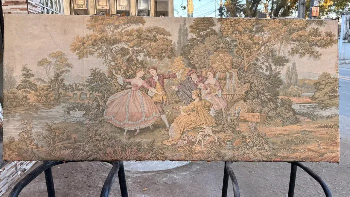 tapeçaria gobelin francesa vintage