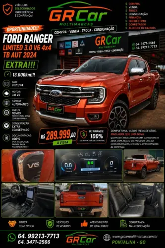 Ford Ranger Limited+ 3.0 V6 4X4 CD TB DIE AUT 2024
